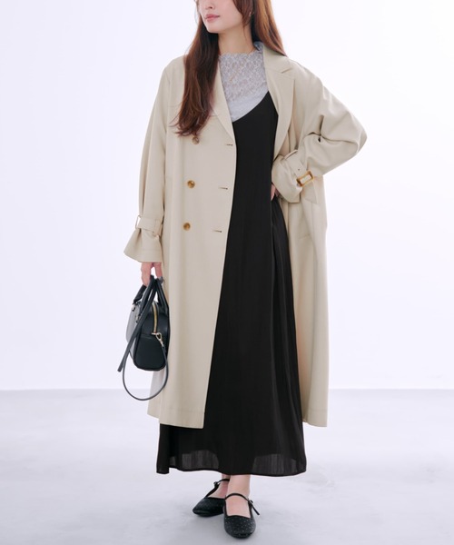 COHINA（コヒナ） ワンピース 2wayとろみキャミワンピース 「低身長