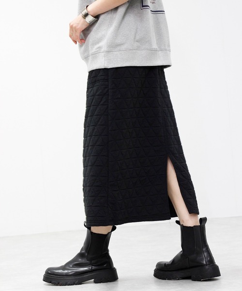 スカート トライアングルキルト　ストレートスカート | Fizz | 01