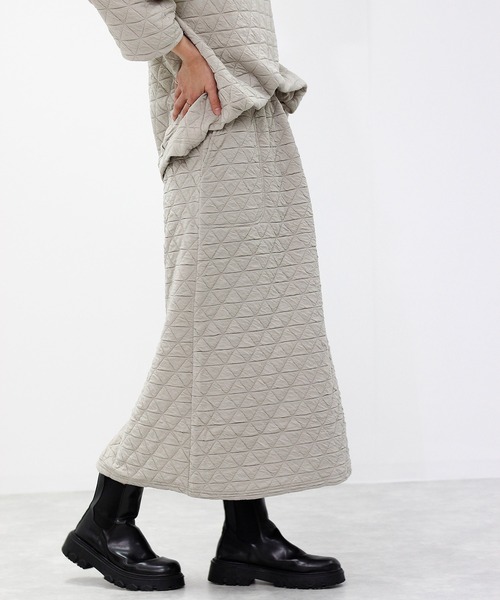 スカート トライアングルキルト　ストレートスカート | Fizz | 05