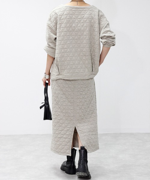 スカート トライアングルキルト　ストレートスカート | Fizz | 06