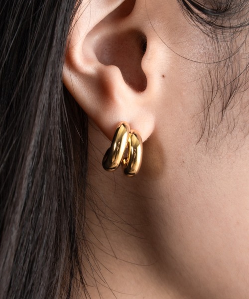 ピアス 「JENNY BIRD/ジェニーバード」ミニフープ風デザインピアス