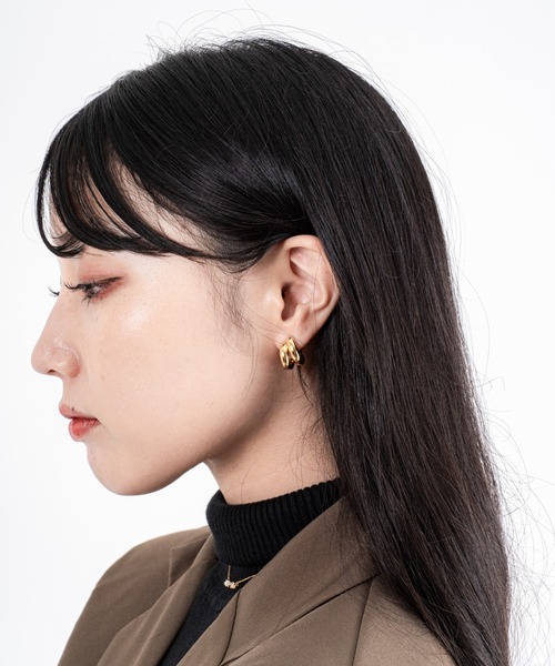 ピアス 「JENNY BIRD/ジェニーバード」ミニフープ風デザインピアス