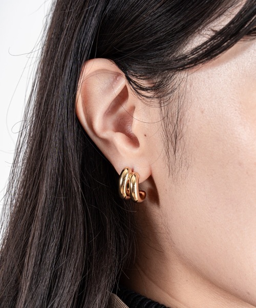 ピアス 「JENNY BIRD/ジェニーバード」ミニフープ風デザインピアス