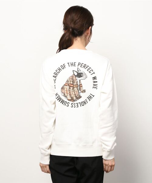 「The Endless Summer」 スウェットカットソー X-LARGE ブルーグレー レディース_画像4