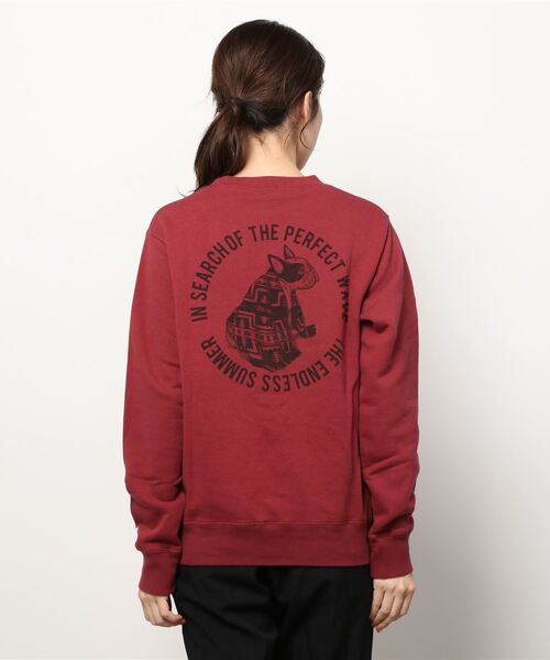 「The Endless Summer」 スウェットカットソー X-LARGE ブルーグレー レディース_画像6