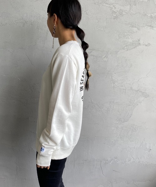 「The Endless Summer」 スウェットカットソー X-LARGE ブルーグレー レディース_画像8