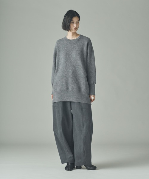 【新品タグ付き】カレンソロジー　トップス　ウール　ダブルフェイス　24SS 中古・古着通販】Curensology (カレンソロジー) ウールダブルフェイス