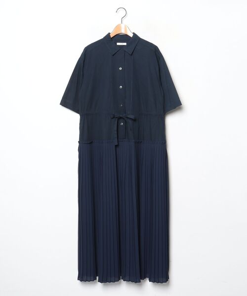 CLANE（クラネ） シャツワンピース 2 ネイビー レディース : ZOZOTOWN