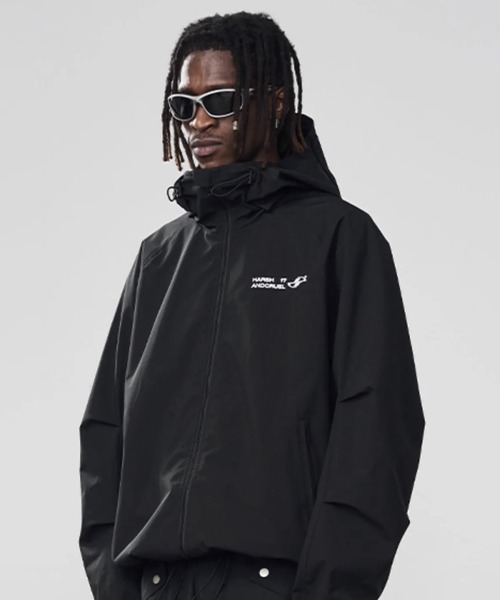 「HARSH AND CRUEL」 マウンテンパーカー M ブラック メンズ_画像5