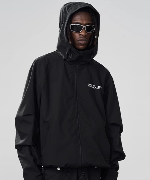 「HARSH AND CRUEL」 マウンテンパーカー M ブラック メンズ_画像9