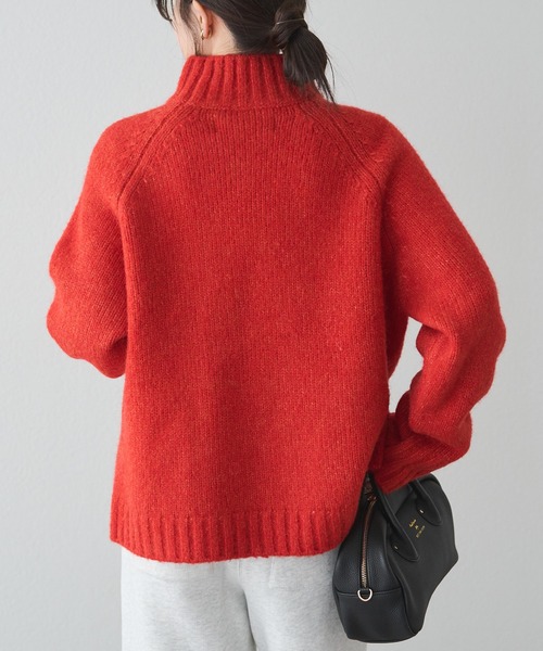 H577 美品 F コムデギャルソン アルパカ混 ハイネック ニット レディース H577 美品 F コムデギャルソン アルパカ混 ハイネック ニット レディース