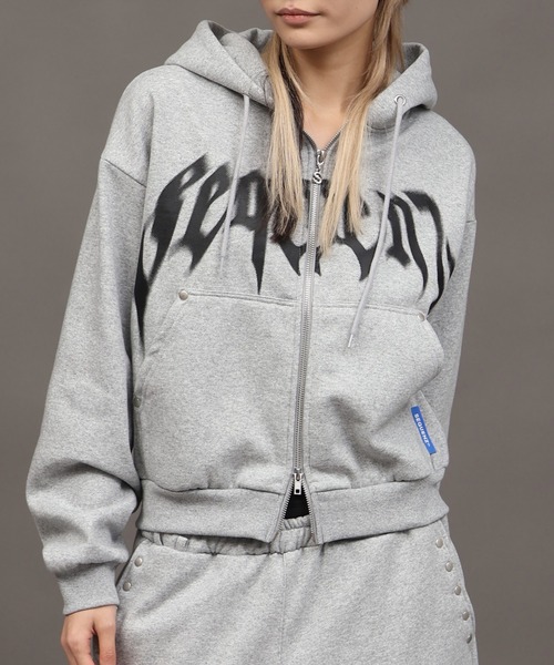 SEQUENZE パーカー 「SEQUENZ/シークエンズ」SQNZ BLUR LOGO ZIP PK