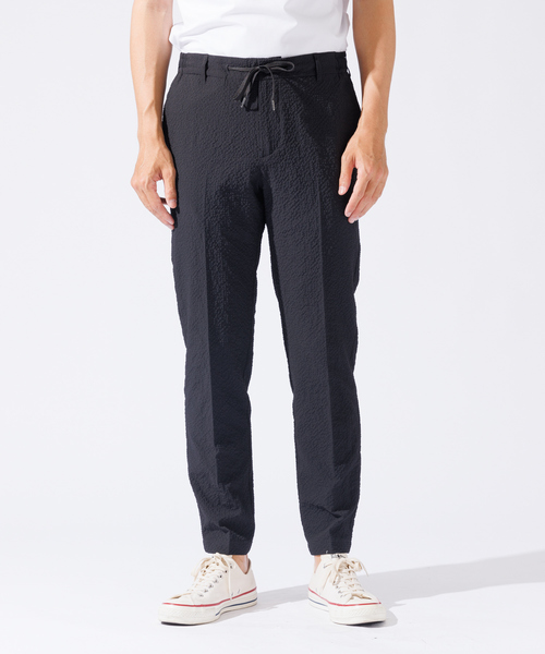 「ABAHOUSE GRAY」 スラックス 46 ネイビー メンズ_画像4