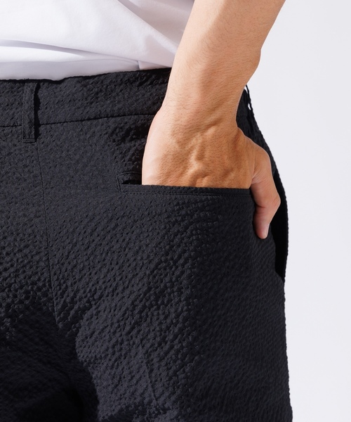 「ABAHOUSE GRAY」 スラックス 46 ネイビー メンズ_画像7