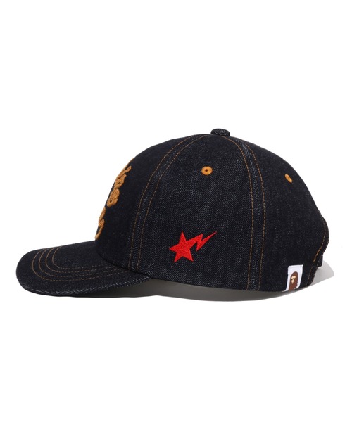 エイプ　帽子 A BATHING APE（アベイシングエイプ） キャップ 帽子 LOGO WASHED