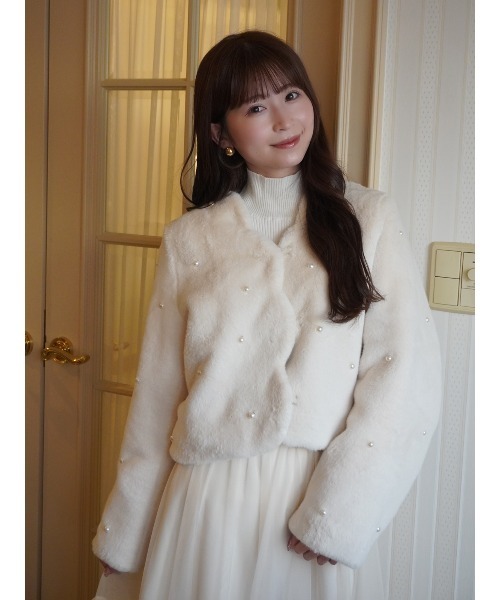 EIMY ISTOIRE（エイミーイストワール） コート アウター スカラカラー