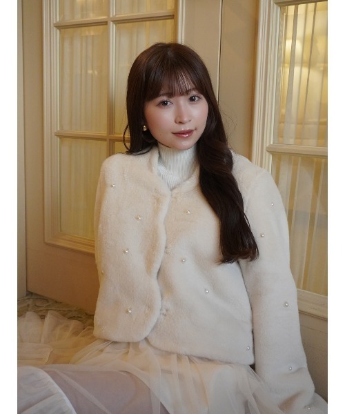 EIMY ISTOIRE（エイミーイストワール） コート アウター スカラカラー