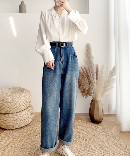 「Amulet」 長袖シャツ M ホワイト レディース_画像2