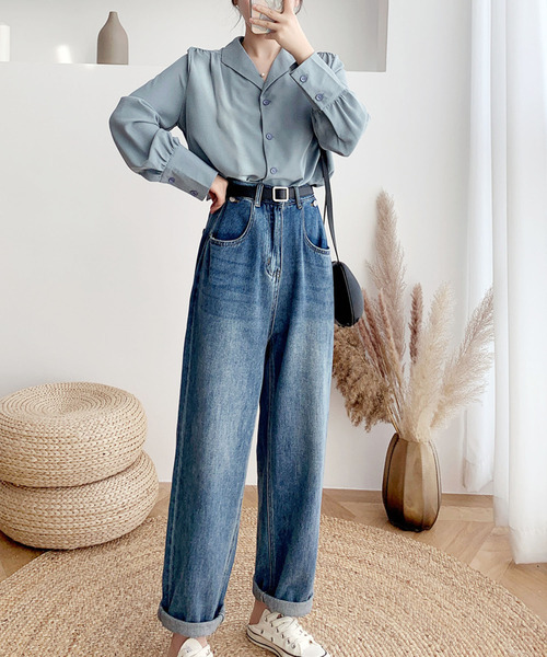 「Amulet」 長袖シャツ M ホワイト レディース_画像3