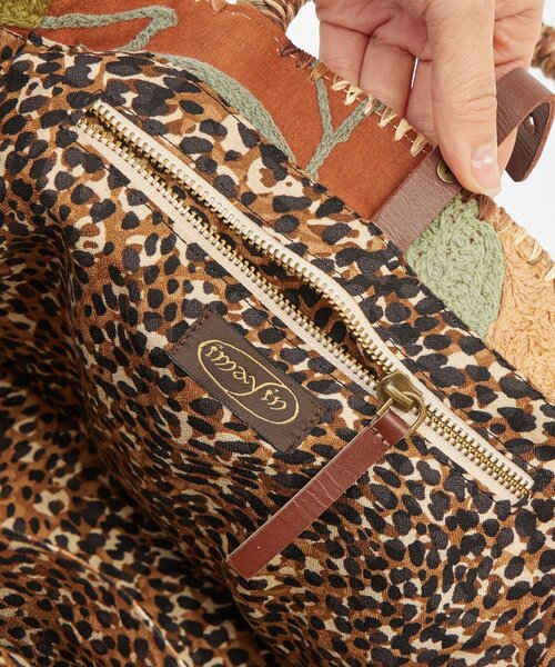 BEARDSLEY（ビアズリー） トートバッグ 「IMAYIN」ハンド刺繍パッチ