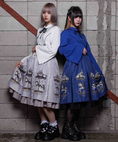 NIBBLE POISON（ニブルポイズン） スカート カルーセルハイウエスト