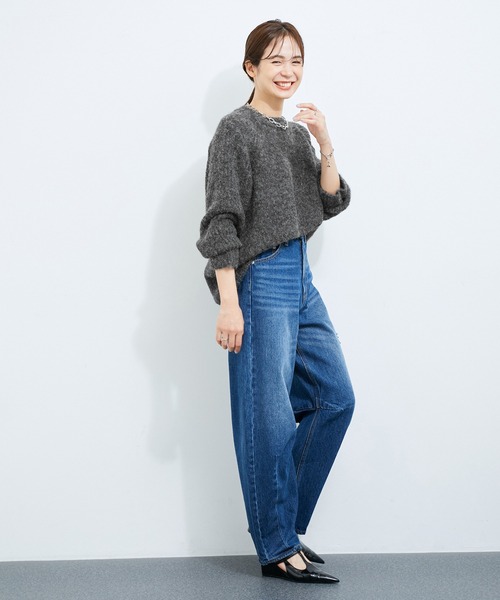 「LE CERCLE par rope'」 長袖ニット FREE ライトグレー レディース_画像2