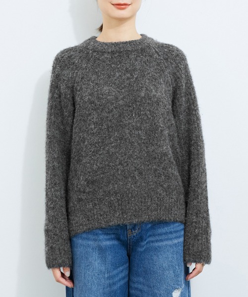 「LE CERCLE par rope'」 長袖ニット FREE ライトグレー レディース_画像8