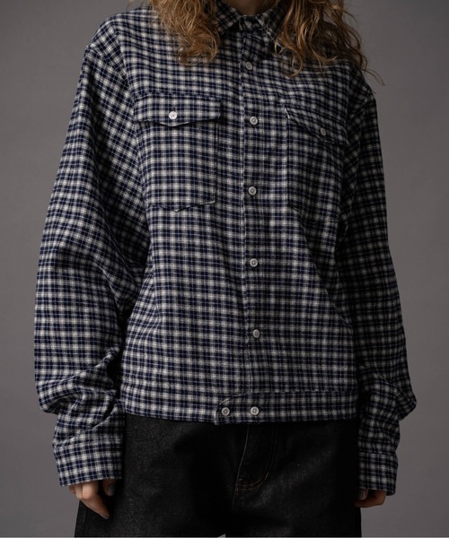 CIVVY. シャツ Double Pocket Check Shirt - ダブルポケットチェック