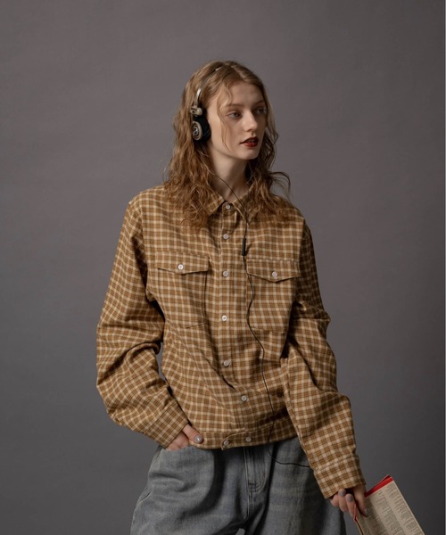 CIVVY. シャツ Double Pocket Check Shirt - ダブルポケットチェック