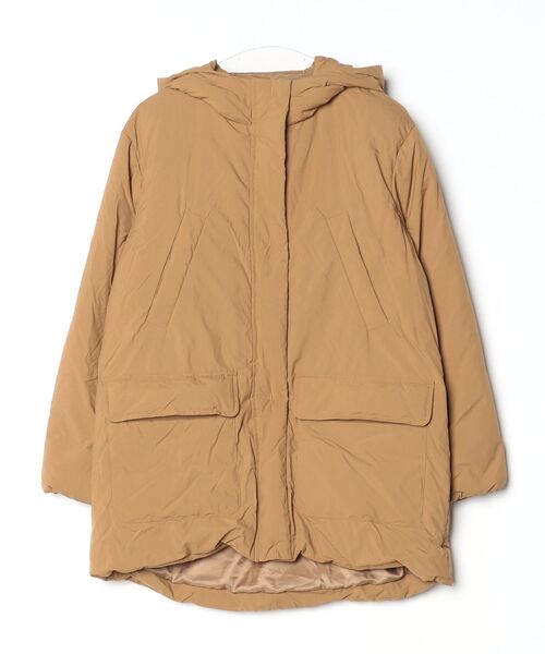 BEAUTY&YOUTH UNITED ARROWSステンカラー中綿ダウンコート BEAUTY＆YOUTH UNITED ARROWS ダウンジャケット SMALL ベージュ