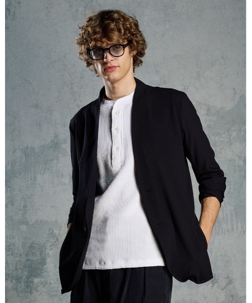 wjk ジャケット テーラードジャケット solid collar single jacket