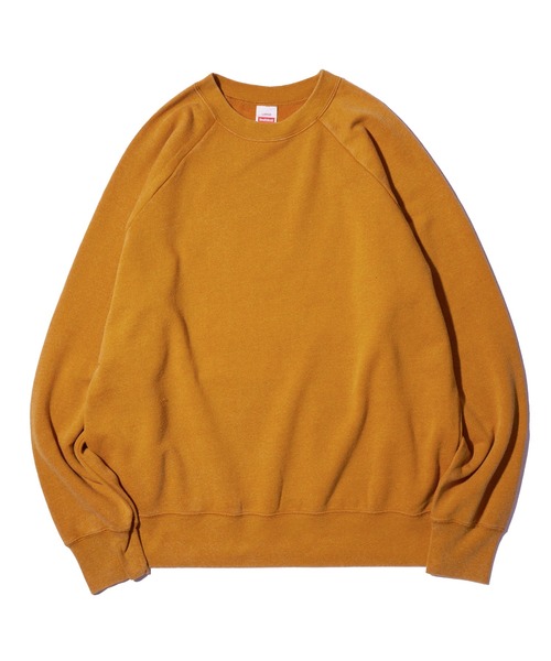 「Healthknit」 スウェットカットソー MEDIUM オレンジ メンズ_画像6