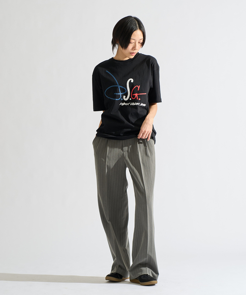 EDIFICE（エディフィス） 半袖Tシャツ MEDIUM ネイビー メンズ