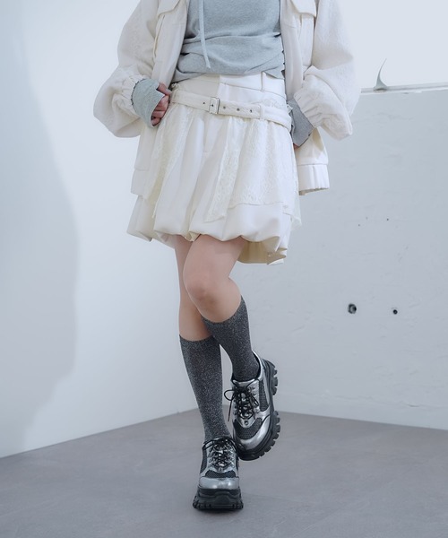 スカート レースバルーンミニスカート　HARE 完売　人気 HARE（ハレ） スカート レースバルーンミニスカート(HARE) : ZOZOTOWN
