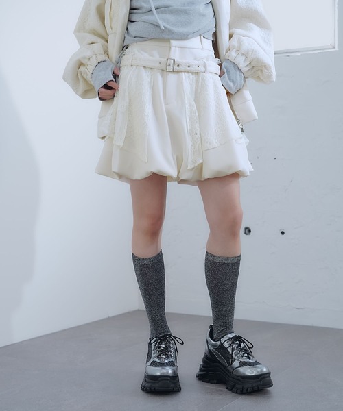 スカート レースバルーンミニスカート　HARE 完売　人気 HARE（ハレ） スカート レースバルーンミニスカート(HARE) : ZOZOTOWN