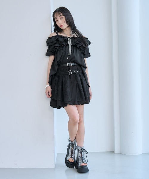 スカート レースバルーンミニスカート　HARE 完売　人気 HARE（ハレ） スカート レースバルーンミニスカート(HARE) : ZOZOTOWN