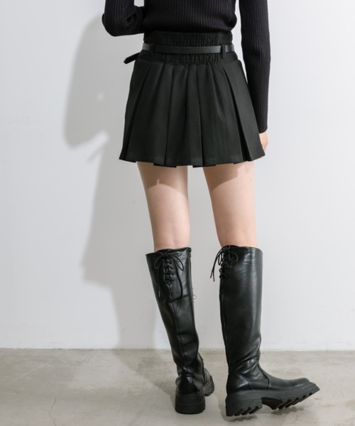 「OLIVE des OLIVE」 キュロット FREE チャコールグレー レディース_画像6