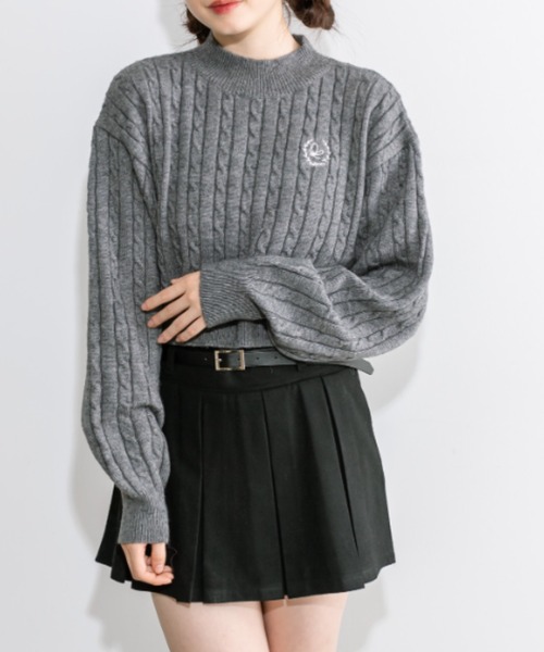 「OLIVE des OLIVE」 キュロット FREE チャコールグレー レディース_画像9