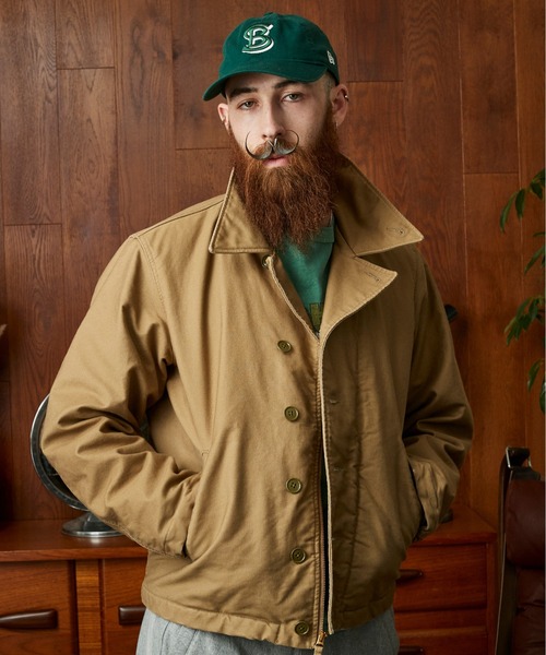Schott N.Y.C（ショット） 「schott」 ブルゾン M カーキ メンズ