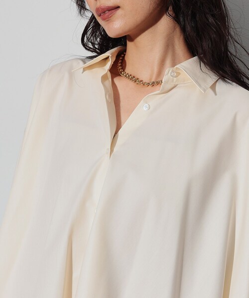 「GALLEST」 長袖シャツ 38 オフホワイト レディース_画像5