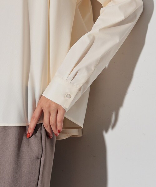 「GALLEST」 長袖シャツ 38 オフホワイト レディース_画像6