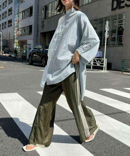 「etsinta」 長袖シャツ ONE SIZE ネイビー レディース_画像6