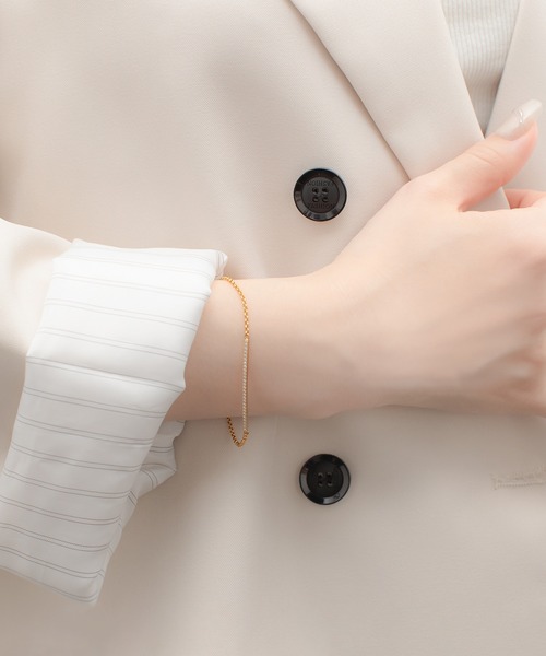 「BLOOM」 ブレスレット 20cm ゴールド レディース_画像2