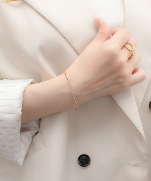 「BLOOM」 ブレスレット 20cm ゴールド レディース_画像7