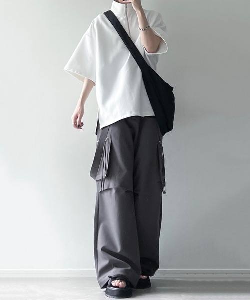 「LILL」 カーゴパンツ X-LARGE ブラック メンズ_画像3