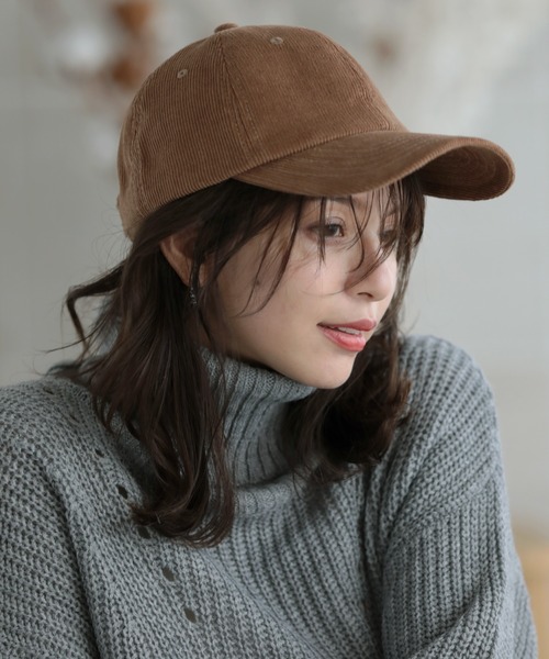 「Little&More」 キャップ FREE グリーン レディース_画像4