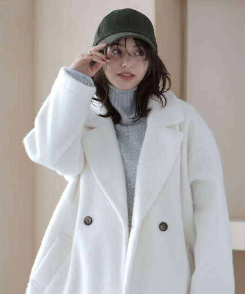 「Little&More」 キャップ FREE グリーン レディース_画像9