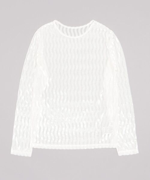 「Ray BEAMS」 長袖カットソー ONE SIZE ブルー レディース_画像3