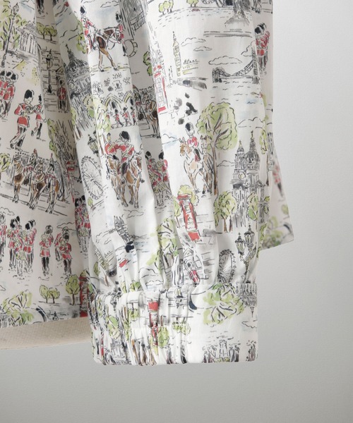 HUIT bouquet（ユイット ブーケ） ブラウス シャツ フリルネック 2way 