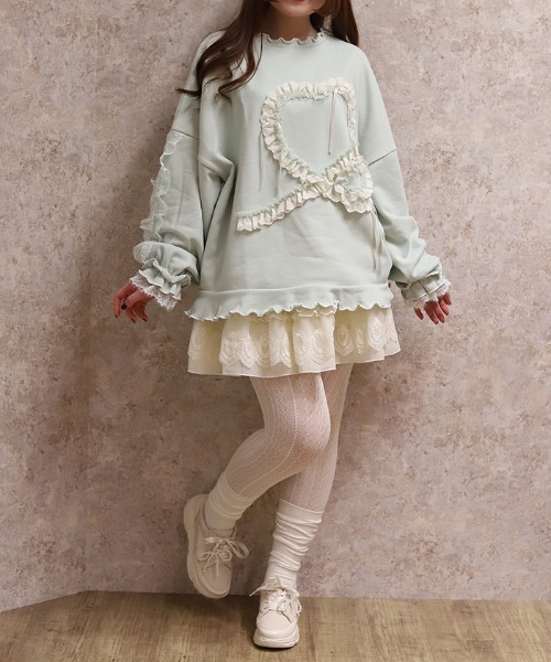 axes femme（アクシーズ ファム） スカート ボリュームフリルスカパン